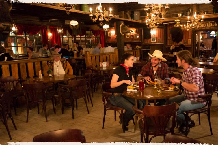 Saloon Black Bison Logo